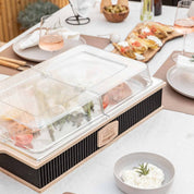 Transparenter Deckel für Hotty Majestic, hält Grillgut warm und geschützt, passt perfekt auf HOTTY Legacy Majestic.
